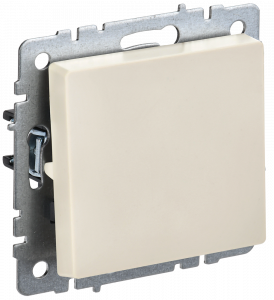 ЭЛМАКС - BRITE Выключ. 1-кл. 10А ВС10-1-0-БрКр беж. IEK элмакс, электротехника, кабель, светотехника, elmax.pro