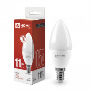 ЭЛМАКС - Лампа светодиодная LED-СВЕЧА-VC 11Вт 230В Е14 4000К 1050Лм IN HOME элмакс, электротехника, кабель, светотехника, elmax.pro