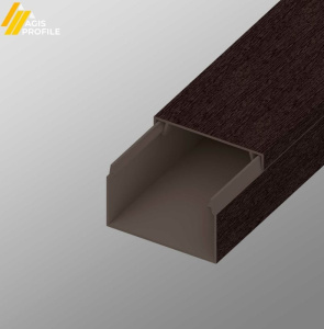 ЭЛМАКС - Кабель-канал 40х25 мм Венге 3 D (32м/уп) элмакс, электротехника, кабель, светотехника, elmax.pro