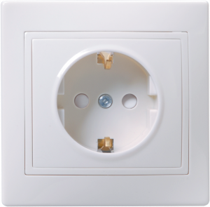 ЭЛМАКС - РСш10-3-КБ Розетка 1местн. c з/к с защ.штор. 16А КВАРТА (белый) элмакс, электротехника, кабель, светотехника, elmax.pro