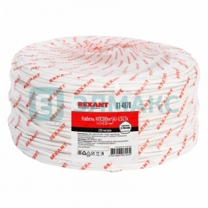 ЭЛМАКС - Кабель для пожарной сигнализации REXANT КПСВВнг(А)-LSLTx 1x2x0,50 мм², бухта 200 м элмакс, электротехника, кабель, светотехника, elmax.pro