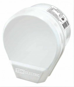 ЭЛМАКС - Разъём РШ-ВШ 32А 250В 2Р+РЕ ОУ белый TDM элмакс, электротехника, кабель, светотехника, elmax.pro