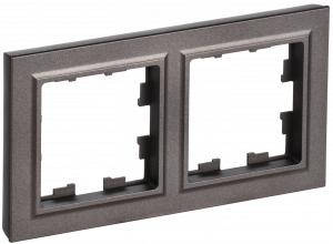 ЭЛМАКС - BRITE Рамка 2-мест. РУ-2-БрТБ бр. IEK элмакс, электротехника, кабель, светотехника, elmax.pro