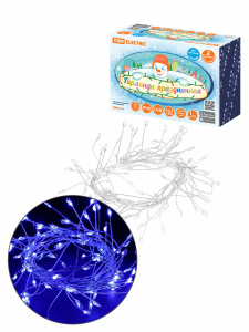 ЭЛМАКС - Гирлянда светодиодная "Самоцветы" 100LED, 2 м, синий, USB, IP20, TDM элмакс, электротехника, кабель, светотехника, elmax.pro