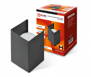 ЭЛМАКС - Светильник накладной двусторонний GX53S-WALL 2MB под лампу GX53 230B матовый черный IN HOME элмакс, электротехника, кабель, светотехника, elmax.pro