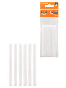 ЭЛМАКС - Клеевые стержни универсальные белые, 7 мм x 100 мм, 6 шт, "Алмаз" TDM элмакс, электротехника, кабель, светотехника, elmax.pro
