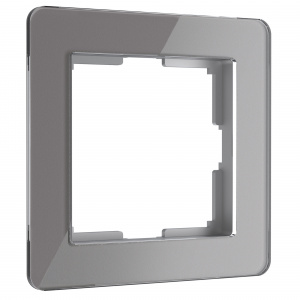 ЭЛМАКС - W0012704/ Рамка на 1 пост Acrylic (графит) элмакс, электротехника, кабель, светотехника, elmax.pro