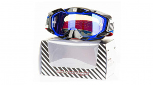 ЭЛМАКС - Очки Мотокросс GTX 5015 синие элмакс, электротехника, кабель, светотехника, elmax.pro