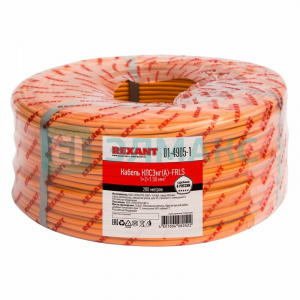 ЭЛМАКС - Кабель огнестойкий REXANT КПСЭнг(А)-FRLS 1x2x1,50 мм², бухта 200 м элмакс, электротехника, кабель, светотехника, elmax.pro