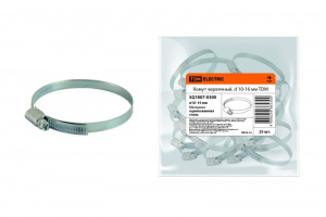 ЭЛМАКС - Хомут червячный, d 10-16 мм TDM элмакс, электротехника, кабель, светотехника, elmax.pro