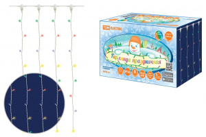 ЭЛМАКС - Гирлянда светодиодная "Занавес" 1,5х1,5 м, 168LED, многоцветн., 8 режимов, 250 В, IP20, TDM элмакс, электротехника, кабель, светотехника, elmax.pro