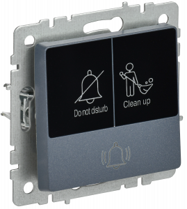 ЭЛМАКС - BRITE Кнопка звонка с инд. отел. 10А ВС10-1-9-БрМ мар. IEK элмакс, электротехника, кабель, светотехника, elmax.pro