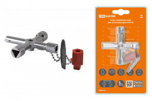 ЭЛМАКС - Ключ универсальный для электрошкафов КУЭ-01 TDM элмакс, электротехника, кабель, светотехника, elmax.pro