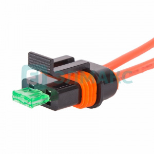 ЭЛМАКС - Держатель предохранителя типа "Мини" влагозащитный на проводе REXANT элмакс, электротехника, кабель, светотехника, elmax.pro