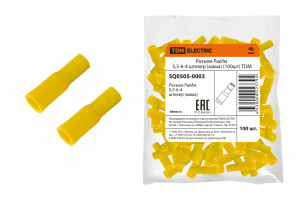 ЭЛМАКС - Разъем РшИм 5,5-6-4 штеккер (мама) (100шт) TDM элмакс, электротехника, кабель, светотехника, elmax.pro