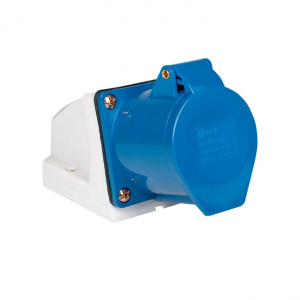 ЭЛМАКС - Розетка 113 2Р+РЕ 16А 220В IP44 EKF элмакс, электротехника, кабель, светотехника, elmax.pro