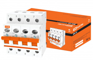 ЭЛМАКС - Выключатель нагрузки (мини-рубильник) ВН-32 4P 25A TDM элмакс, электротехника, кабель, светотехника, elmax.pro