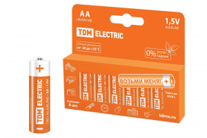 ЭЛМАКС - Элемент питания LR6 AA Alkaline 1,5V PAK-8 TDM элмакс, электротехника, кабель, светотехника, elmax.pro