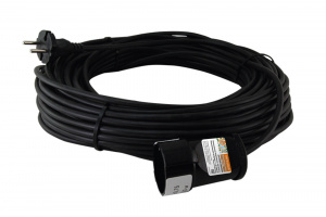 ЭЛМАКС - Удлинитель-шнур силовой народный ПВС 2200 Вт с/з, 50м, штепс. гнездо элмакс, электротехника, кабель, светотехника, elmax.pro