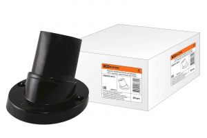 ЭЛМАКС - Патрон карболитовый настенный, Е27, черный. наклонный, Б/Н TDM элмакс, электротехника, кабель, светотехника, elmax.pro