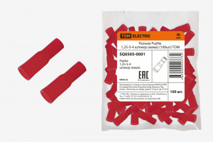 ЭЛМАКС - Разъем РшИм 1,25-5-4 штеккер (мама) (100шт) TDM элмакс, электротехника, кабель, светотехника, elmax.pro