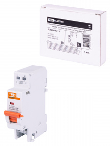 ЭЛМАКС - Расцепитель минимального и максимального напряжения РММ47 (для ВА47-60) 230В на DIN-рейку TDM элмакс, электротехника, кабель, светотехника, elmax.pro