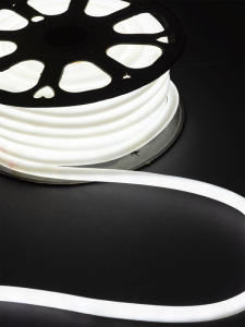 ЭЛМАКС - Гибкий неон круглый SMD2835-120 LED/м-220 В-6,5 Вт/м-IP67-6000 K (25м) TDM элмакс, электротехника, кабель, светотехника, elmax.pro