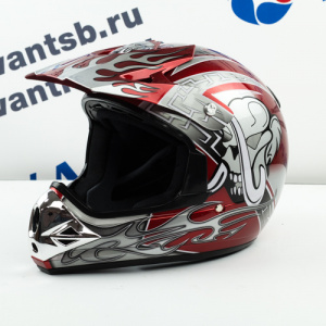 ЭЛМАКС - Шлем кроссовый Avantis Lead (XL, Красный) элмакс, электротехника, кабель, светотехника, elmax.pro