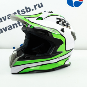 ЭЛМАКС - Шлем кроссовый Avantis Jackpot (XS, Зеленый) элмакс, электротехника, кабель, светотехника, elmax.pro