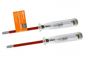 ЭЛМАКС - Отвертка-пробник (индикатор) 150 мм, 100-500В "ЭкспертЭлектрик" TDM элмакс, электротехника, кабель, светотехника, elmax.pro