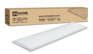 ЭЛМАКС - Панель светодиодная универсальная LPU-01 36Вт ПРИЗМА 230В 4000K 3100Лм 180х1195х19мм IP40 IN HOME элмакс, электротехника, кабель, светотехника, elmax.pro