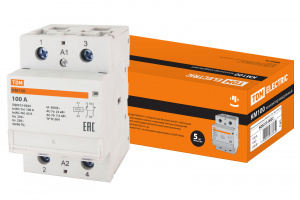 ЭЛМАКС - Контактор модульный КМ100/2-100 1НО;1НЗ TDM элмакс, электротехника, кабель, светотехника, elmax.pro